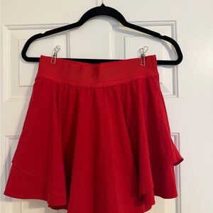 lululemon court rival high rise skirt tall